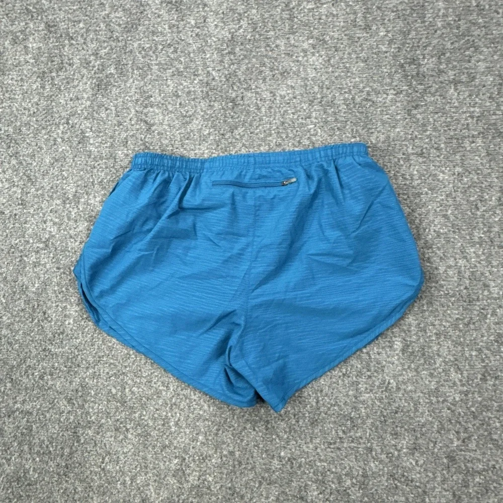 Nike Dri-FIT Running Shorts Womens Medium Blue‎ 4 Inch Lined Athletic 895116-457